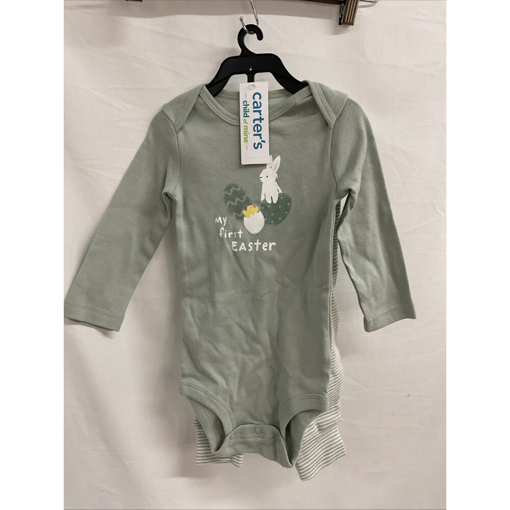 NWT CARTER'S JUST FOR YOU "My First Easter" HALOWEEN OUTFIT 12M 12 MONTHS